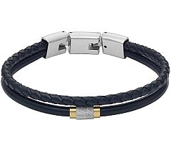 Fossil Férfi dupla bőr karkötő JF04703998