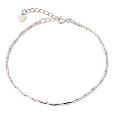JVD Csavart ezüst karkötő SVLB0268XE90017