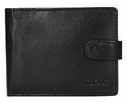 Lagen Férfi bőr pénztárca V-42 BLK