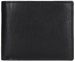 Lagen Férfi bőr pénztárca W-8154 BLK