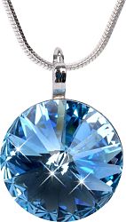 Levien Elegáns nyaklánc Rivoli Aquamarine