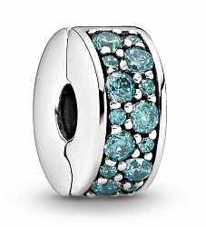 Pandora Csillogó türkiz gyöngy 791817MCZ