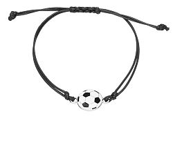 Troli Fekete textil karkötő Futball-labda