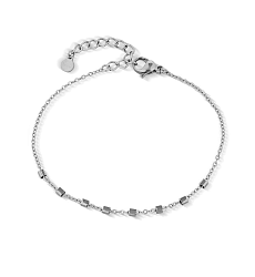 Vuch Minimalista acél karkötő Silver Camiro