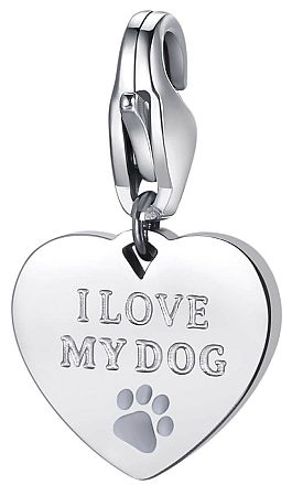 S`Agapõ Acél medál I love my dog SHA338