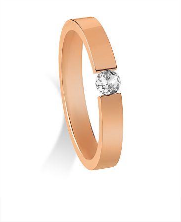Troli Gyönyörű bronz gyűrű kristállyal 60 mm